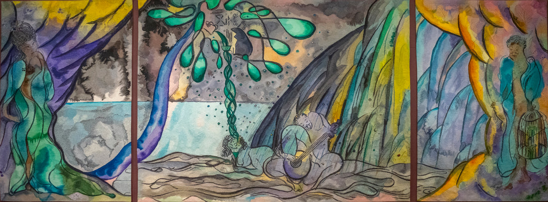 Weaving a story: Chris Ofili at Dovecot Studios