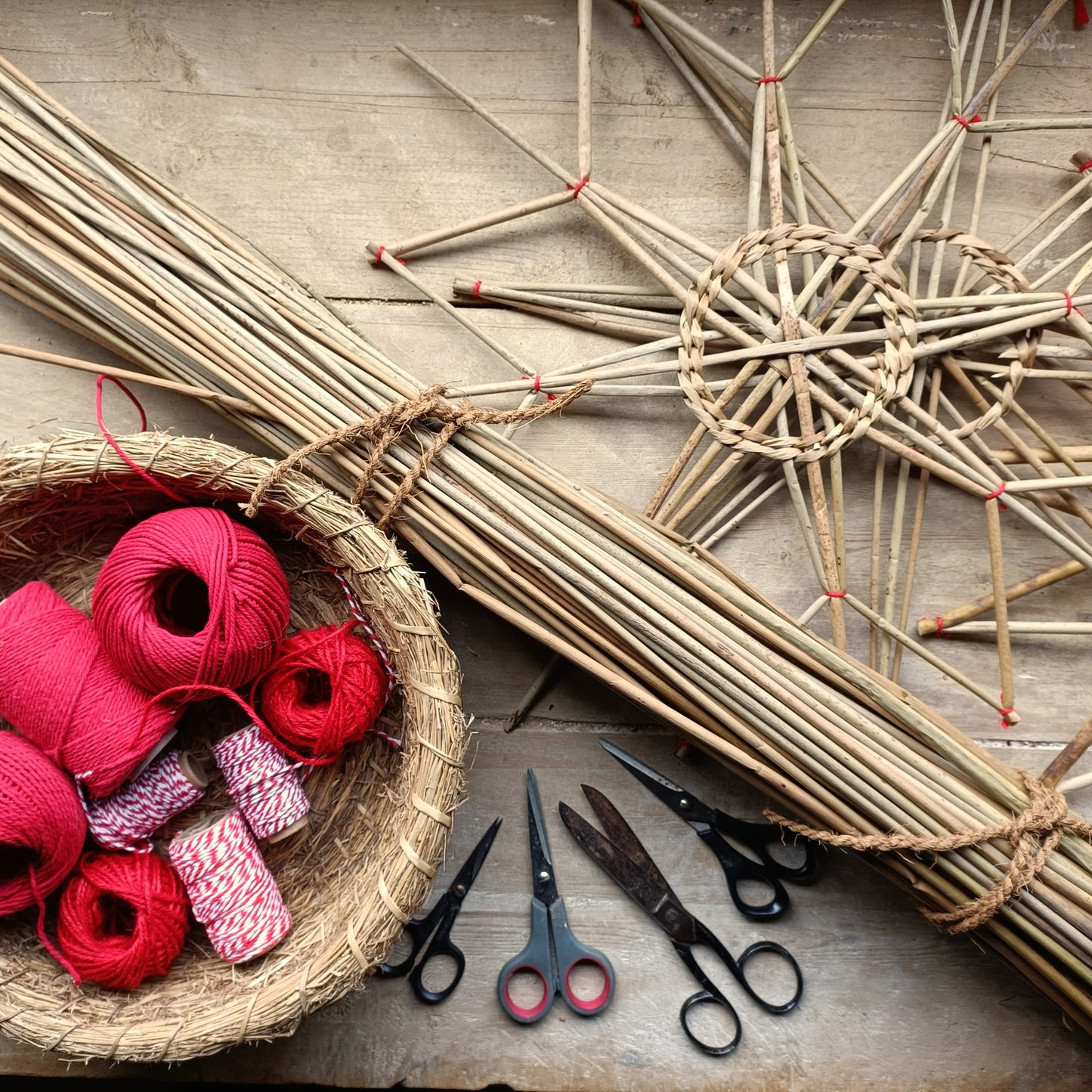 Saturday 30 November 2024, In-person Straw Star Workshop with Ruby Taylor of Native Hands