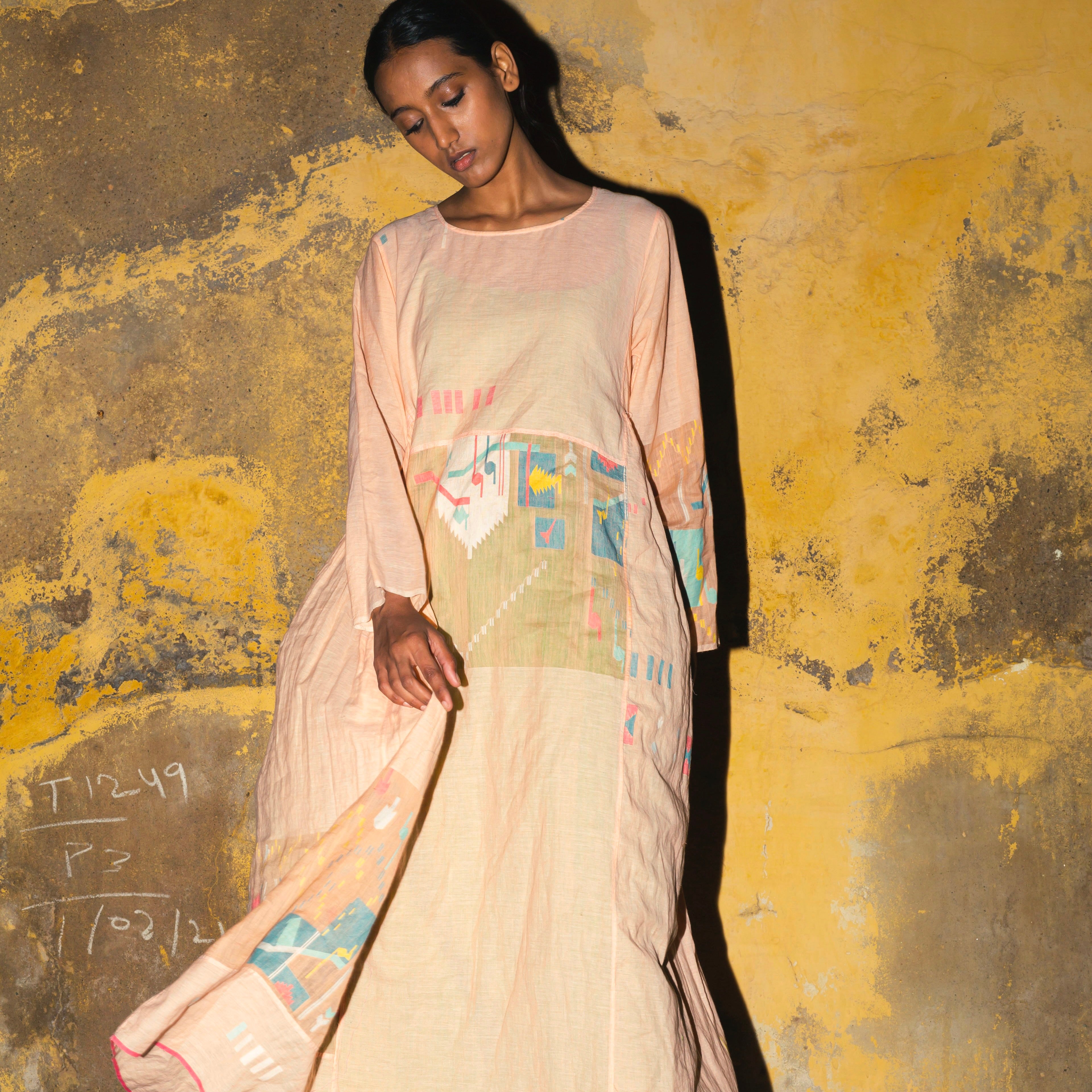 Injiri shop embroidered dress