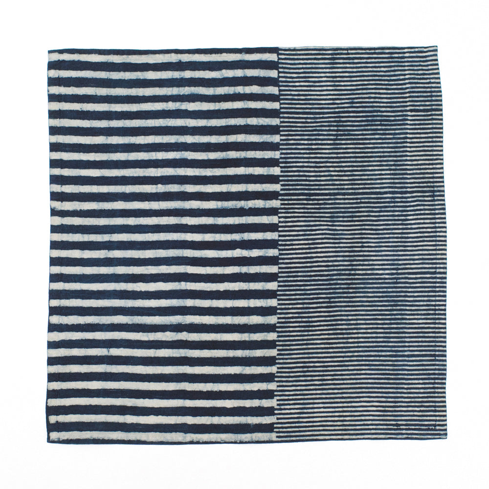 Pakistan & Canada, Handwork Studio, Dinner Napkins Multi Stripes (Set of 4)