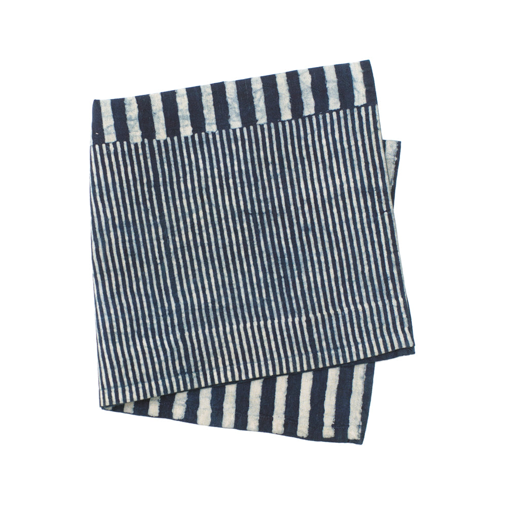 Pakistan & Canada, Handwork Studio, Dinner Napkins Multi Stripes (Set of 4)