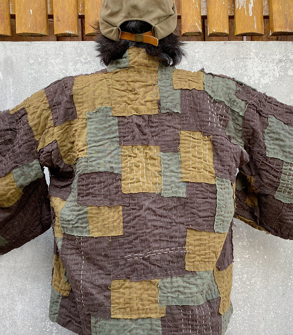 Swiss Camo Patchwork Kimono shops